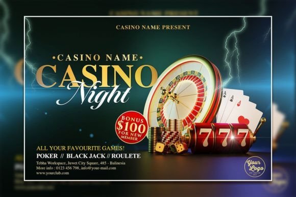 Casino Night Flyer or Poster Template: A Strategic Tool for Effective Event Promotion
