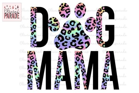 Dog Mama Half Leopard Tie Dye Png: A Creative and Practical Design for Print on Demand
