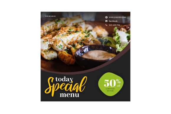 Elevate Your Brand with a Special Menu Instagram Post Template