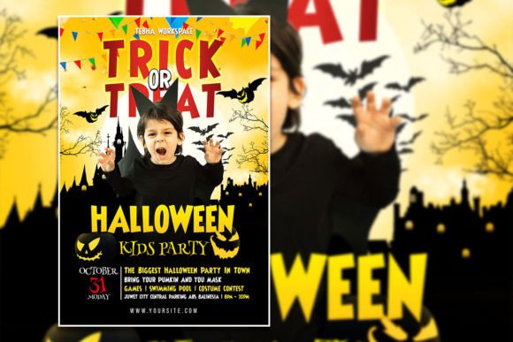 Halloween Kids Party Flyer Design Guide