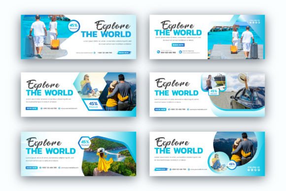 Holiday Travel Agency Facebook Cover: A Professional Template for Social Media Branding