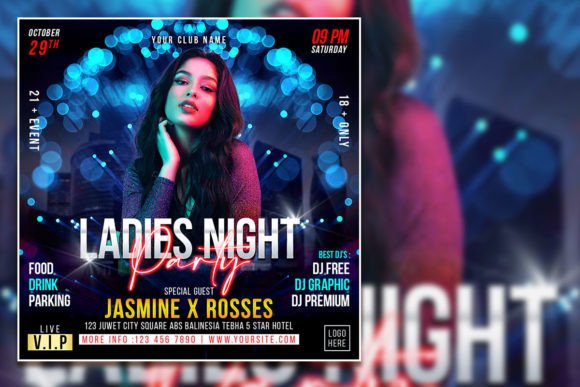 How a Ladies Night Party Social Media Post Can Elevate Your Event Promotion