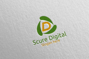 Secure Digital Letter D: A Versatile Logo Design for Modern Businesses