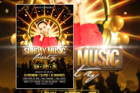 Sunday Music Party Flyer: A Creative Tool for Modern Event Promotion