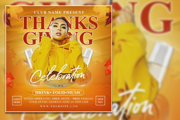 Thanksgiving Celebration Social Media: How Editable Flyer Templates Bring Your Holiday Posts to Life