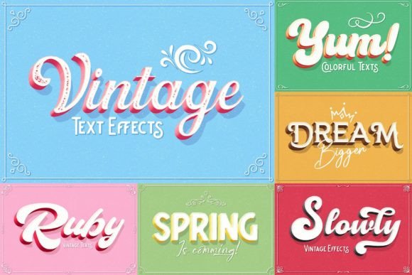 Vintage Text Effects