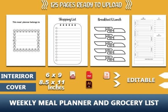 Weekly Meal Planner and Grocery List
